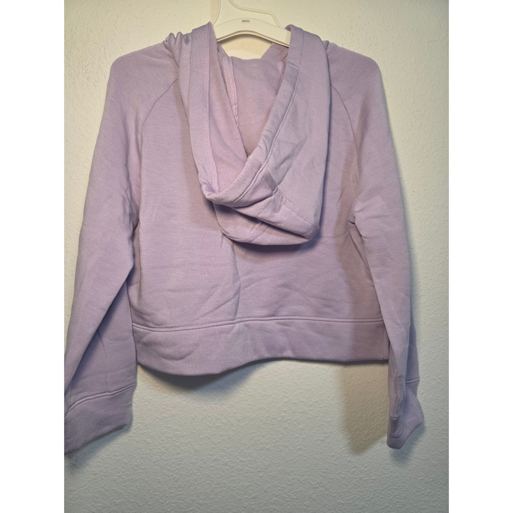 All In Motion Kids Pullover Hoodie Lavender Purple Cropped Sweatshirt XS 4/5 NWT - Picture 4 of 4